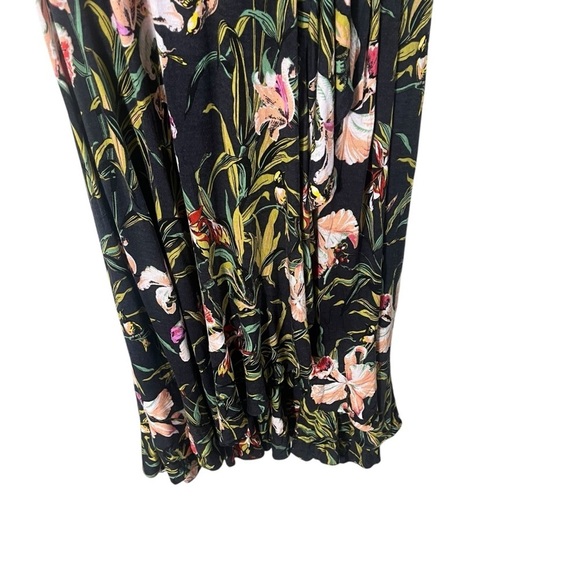MAEVE x ANTHROPOLOGIE Gabriela Ruffled Faded Tropical Floral Maxi Dress - Picture 6 of 14
